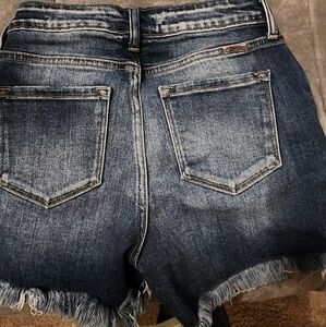 Maurices Dark Blue Jean Shorts